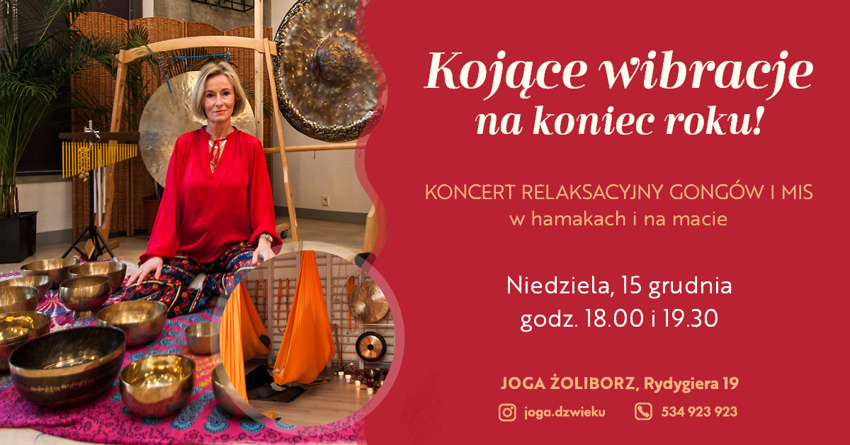 Koncert gongów i mis nepalskich w hamakach